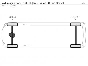 Volkswagen Caddy 1.6 TDI | Navi | Airco | Cruise Control